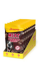 Produktbild von Josera Meat Chunks Beef Hundesnack mit Rind getreidefrei und zuckerfrei 8 x 70 g - 8 x 70 g