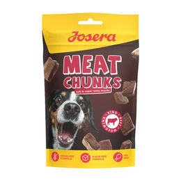 Josera Meat Chunks Beef Hundesnack Rind getreidefrei mit hohem Fleischanteil 70 g - 70 g – Bild 1 von 6