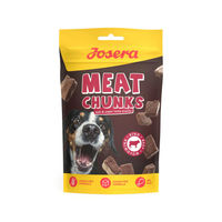 Produktbild von Josera Meat Chunks Hundesnack Rind getreidefrei mit hohem Fleischanteil 70g - 70 g