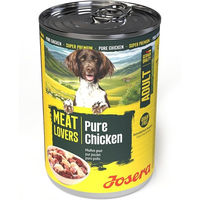 Produktbild von Josera Meat Lovers Adult Hundefutter Huhn Monoprotein 6x400g