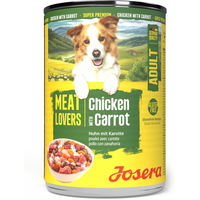 Produktbild von Josera Meat Lovers Adult Hundefutter Huhn Rind Schwein mit Stückchen in Sauce glutenfrei 2400g