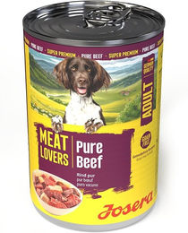 Josera Meat Lovers Adult Hundefutter Pure Beef Monoprotein 6x400g – Bild 1 von 2
