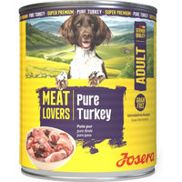 Produktbild von Josera Meat Lovers Adult Hundefutter Pute Stückchen in Sauce getreidefrei 4800g