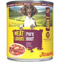 Produktbild von Josera Meat Lovers Adult Hundefutter Rind Stückchen in Sauce getreidefrei 4800g