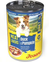 Josera Meat Lovers Adult Menu Hundefutter Ente und Kürbis getreidefrei 6x400g – Bild 1 von 2