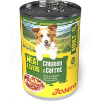 Produktbild von Josera Meat Lovers Adult Menu Hundefutter Huhn und Karotte 6x400g