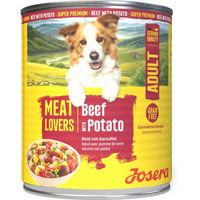 Produktbild von Josera Meat Lovers Adult Menu Hundefutter Rind Huhn Schwein Getreidefrei 4800g