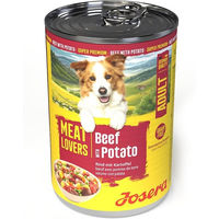 Produktbild von Josera Meat Lovers Adult Menu Hundefutter Rind und Kartoffel getreidefrei 6x400g