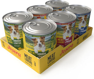 Josera Meat Lovers Adult Nassfutter Mix für Hunde 6 x 800 g glutenfrei – Bild 1 von 2