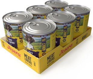 Josera Meat Lovers Adult Pure Turkey Getreidefrei Hundefutter Pute 6x800g – Bild 1 von 3