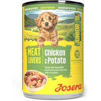 Produktbild von Josera Meat Lovers Junior Hundefutter Huhn und Ente getreidefrei 2400g