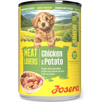 Produktbild von Josera Meat Lovers Junior Hundefutter Huhn und Ente Getreidefrei 6 x 400 g