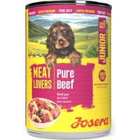 Produktbild von Josera Meat Lovers Junior Hundefutter Rind Getreidefrei Monoprotein 6 x 400 g