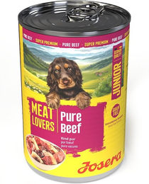 Josera Meat Lovers Junior Hundefutter Rind Monoprotein 6x400g – Bild 1 von 2