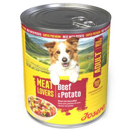 Josera Meat Lovers Menü Adult Hundefutter Rind und Kartoffel 6 x 800 g – Bild 1 von 3