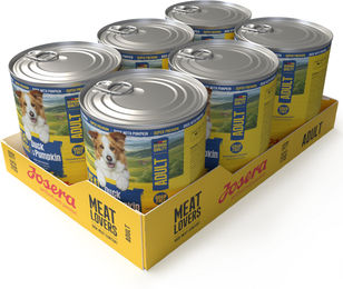 Josera Meat Lovers Menu Hund Adult Ente mit Kürbis glutenfrei 6 x 800 g – Bild 1 von 3