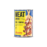 Produktbild von Josera Meat Lovers Menu Hundefutter Ente mit Kürbis für Adult mit hohem Fleischanteil 6x400g