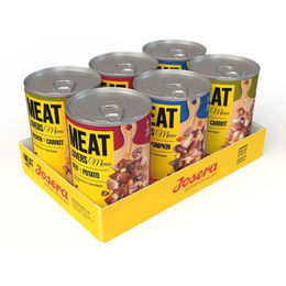 Josera Meat Lovers Menu Multipack Hundefutter Nass Rind Huhn Ente Adult 6 x 400 g - 6 x 400 g – Bild 1 von 12