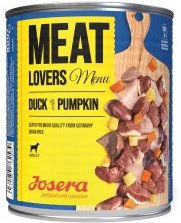Produktbild von Josera Meat Lovers Menu Nassfutter für Hunde Adult Ente Huhn Rind 6x800 g Dose getreidefrei glutenfrei