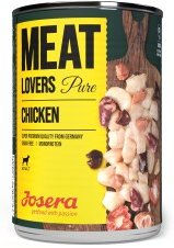 Produktbild von Josera Meat Lovers Nassfutter für Hunde Adult Huhn mit hohem Fleischanteil 6x400 g