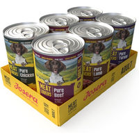 Produktbild von Josera Meat Lovers Pure Adult Hundefutter Multipack 6 x 400 g Getreidefrei Mix aus Rind Huhn und Lamm