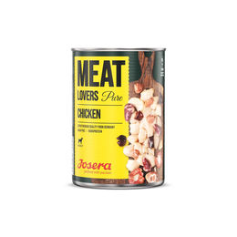 Produktbild von Josera Meat Lovers Pure Chicken Hundefutter Adult Monoprotein mit hohem Fleischanteil 6x400g