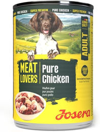 Josera Meat Lovers Pure Chicken Nassfutter für adulte Hunde mit Huhn Monoprotein 400 g – Bild 1 von 3