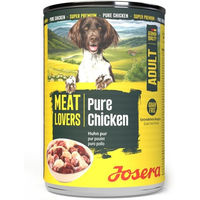 Produktbild von Josera Meat Lovers Pure Chicken Nassfutter für adulte Hunde mit Huhn Monoprotein 400 g