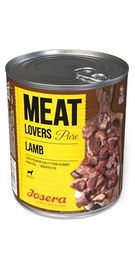 Josera Meat Lovers Pure Lamb Hundefutter nass Adult Lamm Stückchen in Sauce Getreidefrei 6 x 800 g - 6 x 800 g – Bild 1 von 4