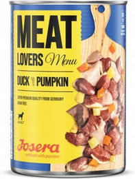Josera Meatlovers Menu Hund Ente mit Kürbis Adult 6 x 800g glutenfrei mit hohem Fleischanteil - 6 x 800 g – Bild 1 von 5
