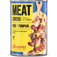 Produktbild von Josera Meatlovers Menu Hund Ente mit Kürbis Adult 6 x 800g glutenfrei mit hohem Fleischanteil - 6 x 800 g