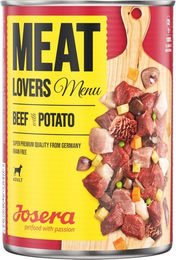 Josera Meatlovers Menu Hund Nassfutter Rind mit Kartoffeln Adult 6 x 400 g - 6 x 400 g – Bild 1 von 7