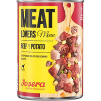 Produktbild von Josera Meatlovers Menu Hund Nassfutter Rind mit Kartoffeln Adult 6 x 400 g - 6 x 400 g