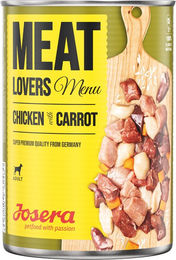 Produktbild von Josera Meatlovers Menü Hundefutter Adult Huhn und Karotte 12 x 800 g - 12 x 800 g
