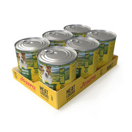 Josera Meatlovers Menü Hundefutter Huhn mit Karotte Stückchen in Sauce Glutenfrei 6 x 800 g – Bild 1 von 4
