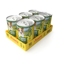 Produktbild von Josera Meatlovers Menü Hundefutter Huhn Rind Schwein mit Karotte Stückchen in Sauce Glutenfrei Adult 24 x 400 g