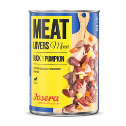 Josera Meatlovers Menu Hundefutter Nassente mit Kürbis Getreidefrei und Glutenfrei 6 x 800 g - 6 x 800 g – Bild 1 von 2