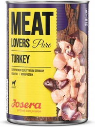 Josera Meatlovers Pure Hundefutter Truthahn Stückchen in Sauce 6 x 400 g - 6 x 400 g – Bild 1 von 7