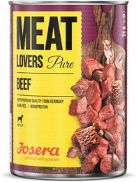 Josera Meatlovers Pure Rind Hund Nassfutter Monoprotein Stückchen in Sauce Adult 6 x 400 g - 6 x 400 g – Bild 1 von 4
