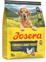Josera Medi/Maxi Adult Hundetrockenfutter Huhn und Süßkartoffel getreidefrei 900 g – Bild 1 von 9
