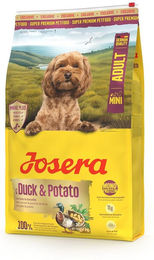 Produktbild von Josera Mini Adult Hundefutter Ente und Kartoffel getreidefrei Monoprotein 2x10 kg