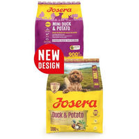 Produktbild von Josera Mini Adult Hundefutter Ente und Kartoffel getreidefrei Monoprotein 5x900 g