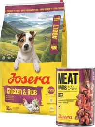 Produktbild von Josera Mini Adult Hundefutter Huhn und Reis glutenfrei für kleine Hunderassen 10,8 kg