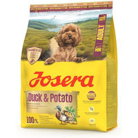 Produktbild von Josera Mini Adult Hundetrockenfutter Ente & Kartoffel Getreidefrei Monoprotein 900 g