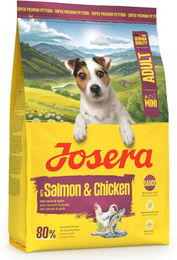 Josera Mini Adult Hundetrockenfutter Lachs und Huhn glutenfrei 900 g – Bild 1 von 6