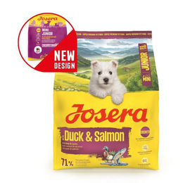 Josera Mini Junior Hundefutter Ente und Lachs glutenfrei 900 g – Bild 1 von 9