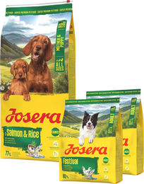 Produktbild von Josera Mother and Puppy Lachs mit Reis Hundefutter für Welpen sowie trächtige und säugende Hündinnen glutenfrei 12,5kg