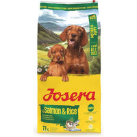 Produktbild von Josera Mother & Puppy Hundetrockenfutter Lachs & Geflügel mit Reis für Welpen und Hündinnen glutenfrei 12,5 kg