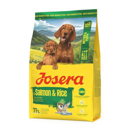 Josera Mother & Puppy Lachs & Reis Trockenfutter für Welpen und trächtige Hündinnen glutenfrei 3 kg – Bild 1 von 9