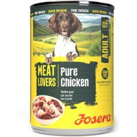 Produktbild von Josera Nassfutter für Hunde Adult Meat Lovers Huhn pur 6x400 g